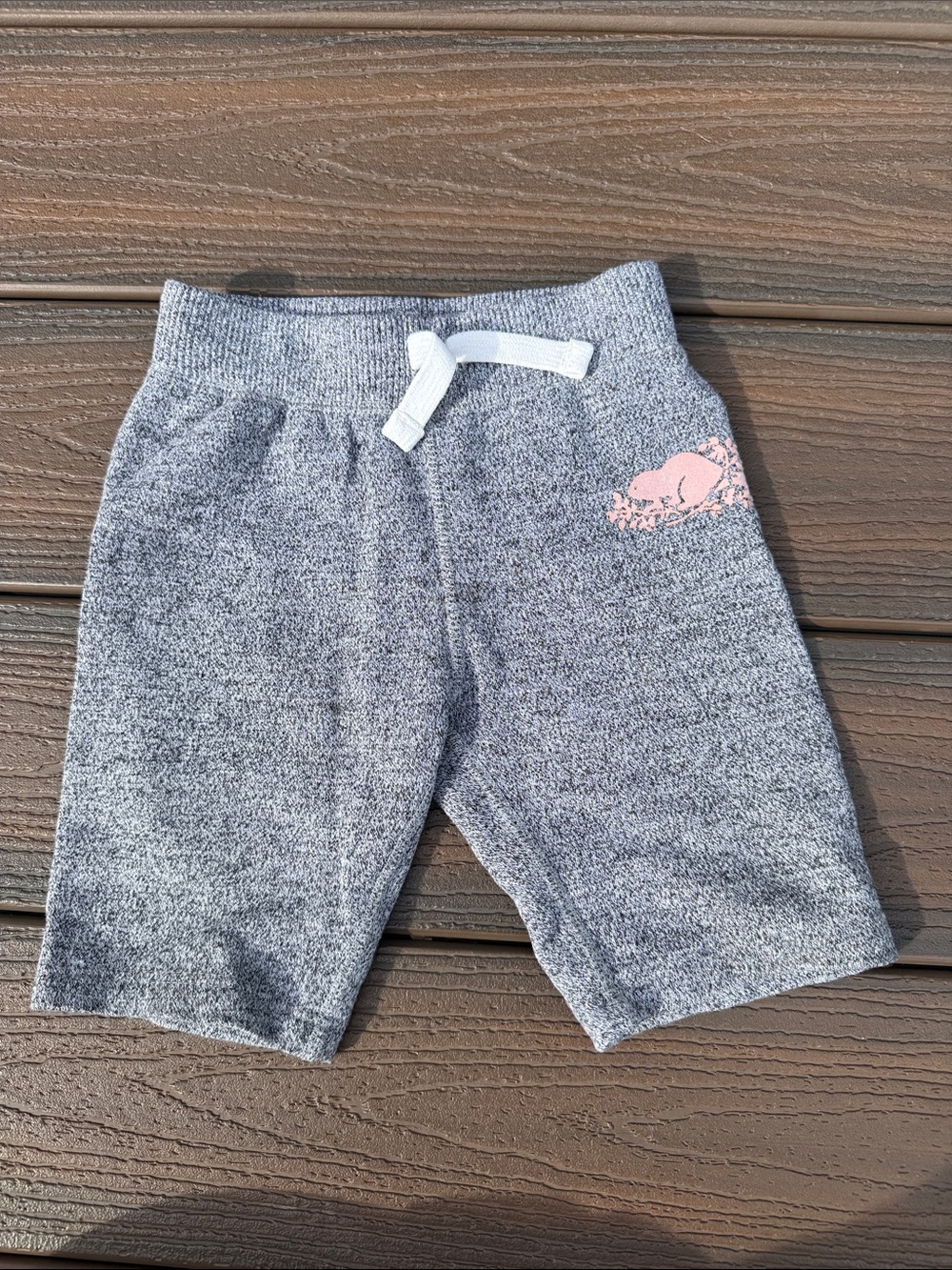 Roots Grey Kids Shorts 5T